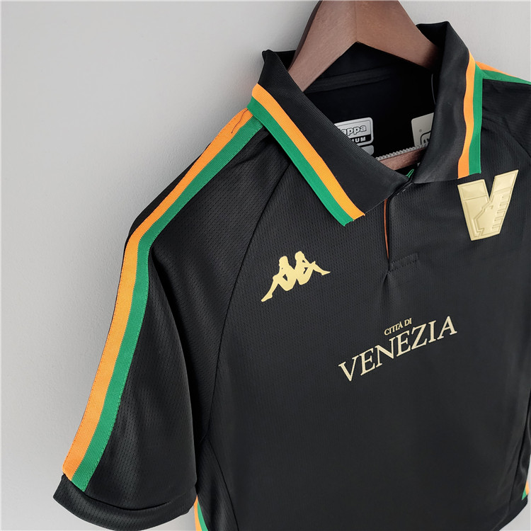 Venezia FC 22/23 Home Black Soccer Jersey Football Shirt - Click Image to Close